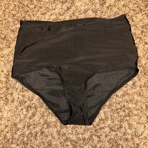 Black and white swim suit